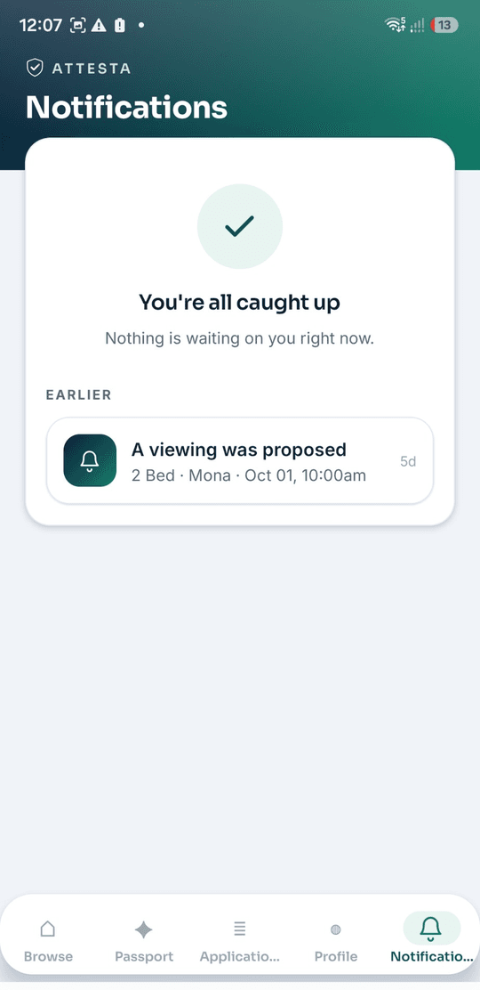 Viewings and matches